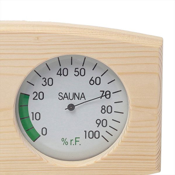 2 in 1 Pine Wood Sauna Thermometer and Hygrometer (4)