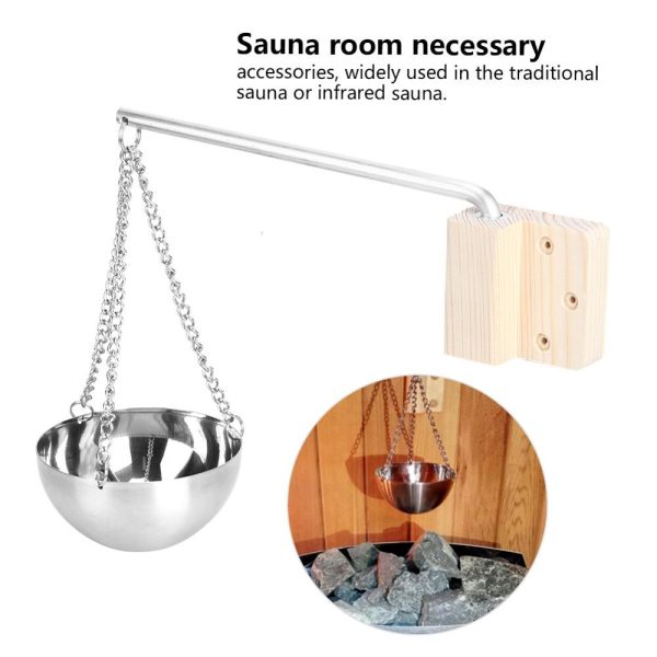 Stainless Steel Sauna Essential Oil Bowl for Aromatherapy (5)